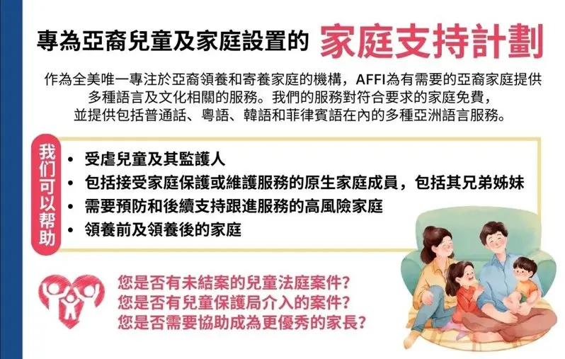 AFFI 家庭支持计划：守护华裔儿童成长