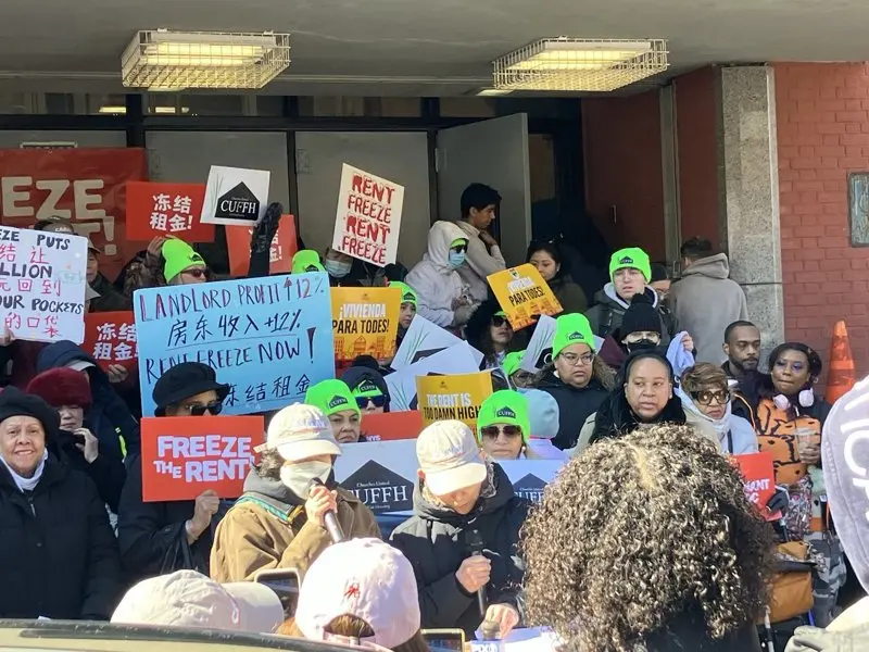 纽约华人租客集体控诉房东，呼吁冻租维权